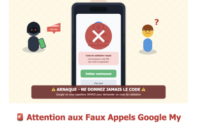 Arnaque Google My Business : Attention aux faux appels signalant un « problème » sur votre fiche