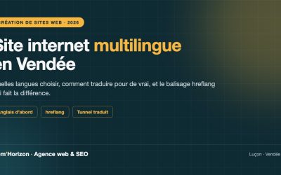 Site Internet Multilingue Vendée : Traduire son Site pour les Touristes Étrangers en 2026